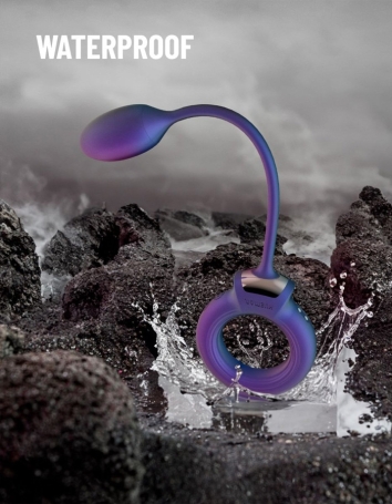 Виброкольцо с анальным шариком Eclipse