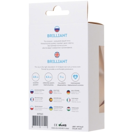 Анальная пробка ToDo Brilliant, 7 см