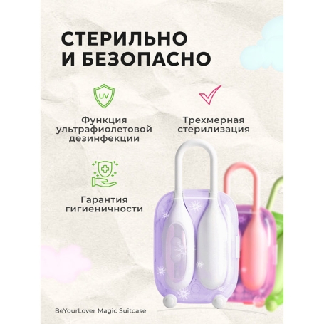 Вибратор 2-в-1 BeYourLover Magic Suitcase