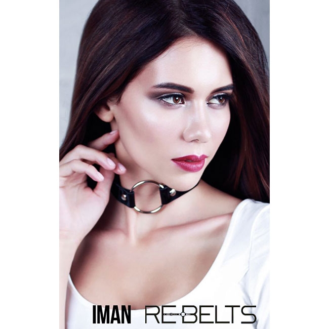 Чокер-кляп Rebelts Iman Black