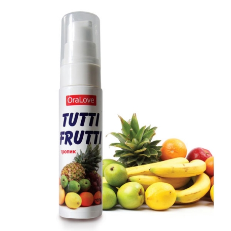 Смазка съедобная Tutti-frutti, 30 мл